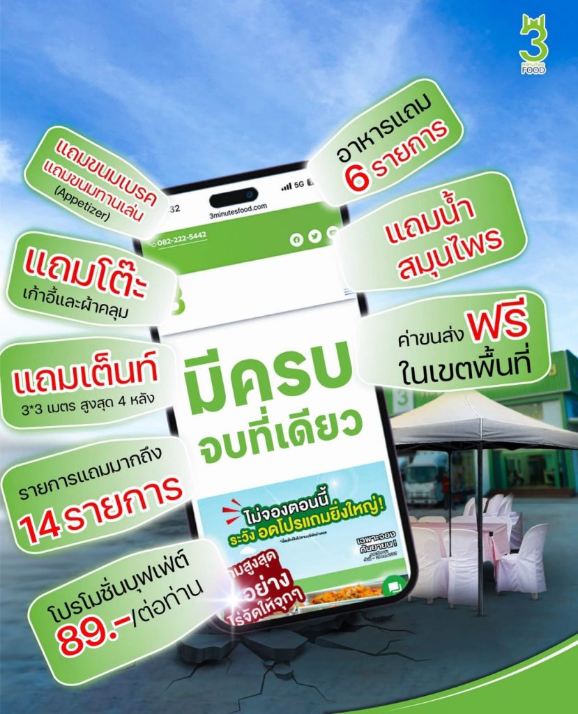 โปรแถมอาหารขนม